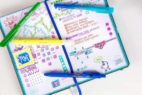 Vista 8 de Crayola Bolígrafos de gel de colores para niños y adultos, bolígrafos lavables de punta media, 14