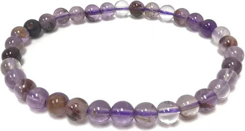 Vista 676 de Gem Avenue Handmade Round Bead Stretch Bracelet Unisex Natural Stone Beaded Jewelry for Men & Women, Elastic Wristband for Daily Wear