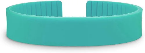Vista 6 de Banda de silicona - Pulsera de repuesto para pulsera médica Azul