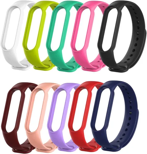 Vista 28 de Senter Banda de repuesto de correa de reloj de silicona suave para Xiaomi Mi Band 5 y Mi Band 6 Smart Watch