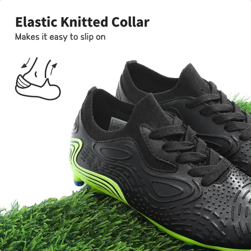 Vista 3 de Dream Pairs - Zapatos de fútbol para niños y niñas, zapatos de fútbol para niños pequeñosniños grandes