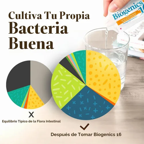 Vista 6 de LABO Nutrition Biogenics 16 - Soporte intestinal, inmunológico