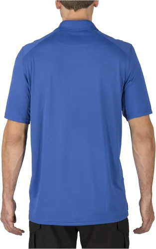 Vista 2 de 5.11 Polo táctico Helios de manga corta para hombre, absorbe la humedad, secado rápido, estilo 41192