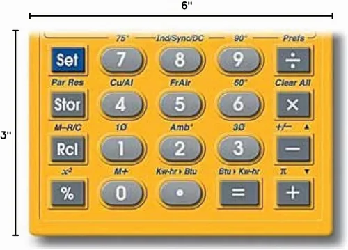 Vista 4 de Calculated Industries Calculadora de código eléctrico 5070 ElectriCalc Pro