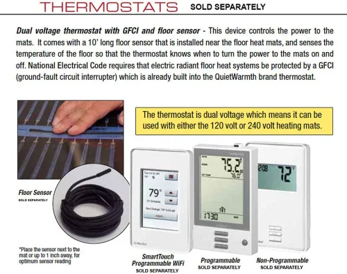 Vista 17 de QuietWarmth - Sistema de calefacción eléctrico por suelo flotante