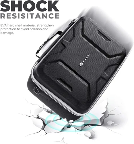 Vista 5 de Mumba Funda de transporte de lujo para Nintendo Switch OLED y Nintendo Switch bolsa de almacenamiento de viaje de gran capacidad para consola Switch