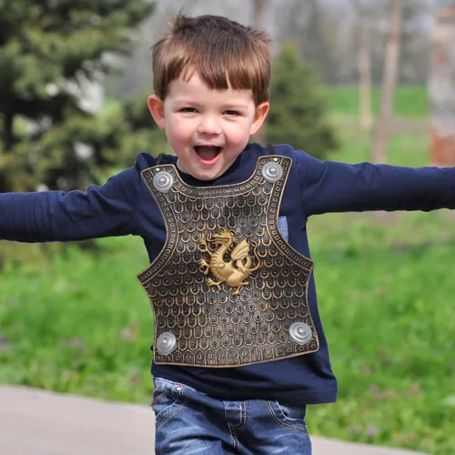 Vista 7 de TOYANDONA Escudo infantil de juguete medieval escudo para niños, juguetes para niños, 2 piezas, soldado, juego de rol, disfraz retro