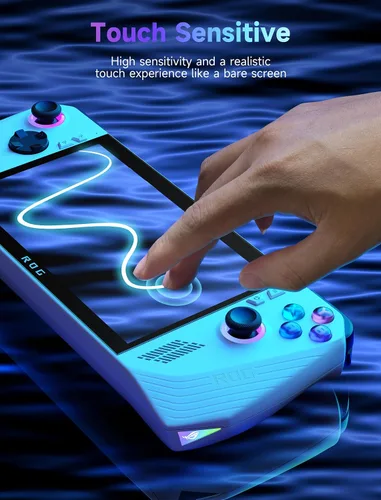 Vista 8 de JSAUX Protector de pantalla antirreflejos para ROG Xbox Ally/ROG Xbox Ally X (2025) / ROG Ally 2-Pack, vidrio templado mate de dureza 9H con marco