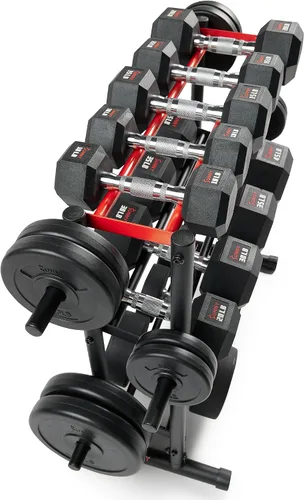 Vista 5 de Sunny Health & Fitness Home Gym Weight & Barbell Storage Rack Stand