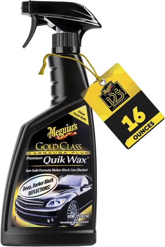 Vista 15 de Meguiar 's G7716 Clase de oro, paños de microfibra y cera Quik de carnaúba Plus Premium, paquete, Cera