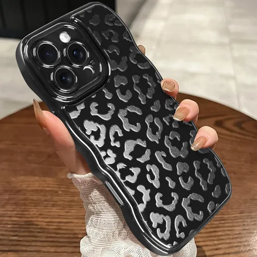Vista 101 de Funda compatible con iPhone 11, diseño de estampado de guepardo, TPU suave a prueba de golpes, funda protectora para mujeres y niñas, funda delgada