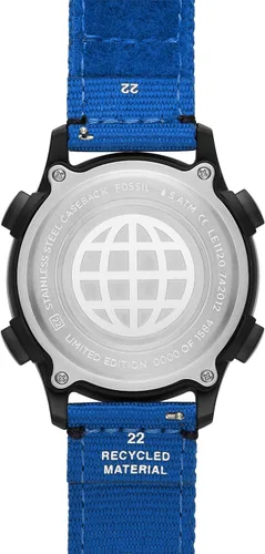 Vista 4 de Fossil Earth Day Solar Digital Rpet Reloj LE1120