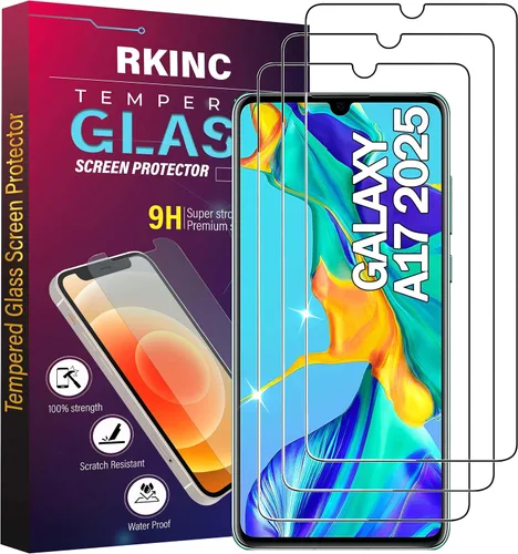 Vista 13 de RKINC Protector de pantalla [paquete de 3] para Samsung Galaxy A14, protector de pantalla de vidrio templado de privacidad, antiespías, arañazos