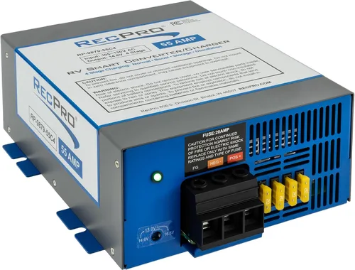 Vista 10 de RecPro - Convertidor de energía RV de 35 amperios y cargador de batería Carga de 4 etapas