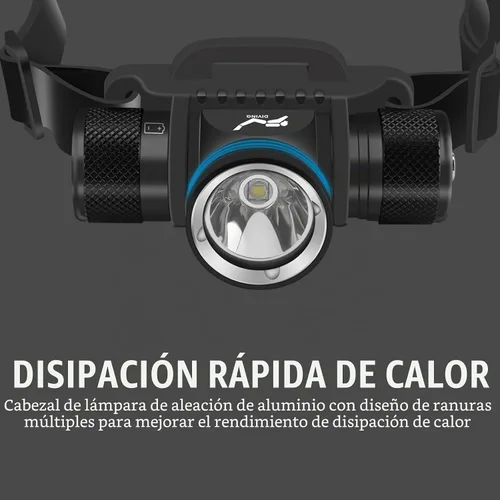 Vista 7 de WINDFIRE HP900 - Luz de buceo para buceo, ultra brillante, 5 modos Negro-HP900