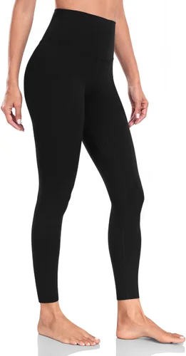 Vista 2 de HeyNuts Leggings de yoga Pro 78, pantalones suaves de cintura alta para mujer, pantalones deportivos de yoga de 25 pulgadas