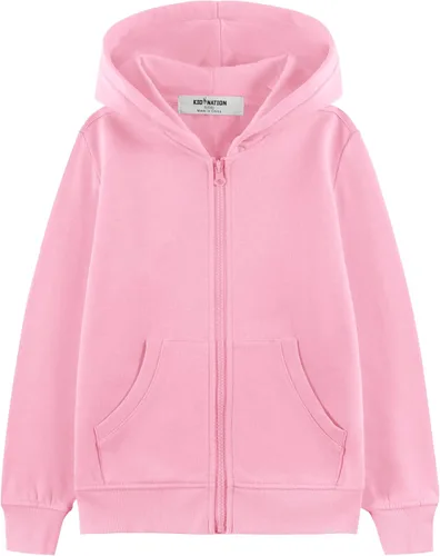 Vista 12 de Kid Nation Sudadera con capucha para niños o niñas de 4 a 12 años Negro