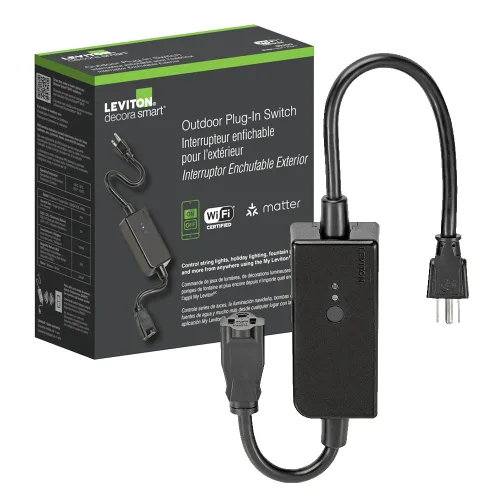 Vista 8 de Leviton Decora Smart interruptor regulador de intensidad, 0-10V, Wi-Fi, requiere cable neutro, funciona con Matter, My Leviton, Alexa, Google