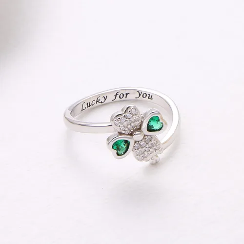 Vista 2 de Anillos de ansiedad para mujer, plata de ley S925, ópalo de piedra lunar, turquesa, sol, estrella y luna, anillo giratorio ajustable, abierto