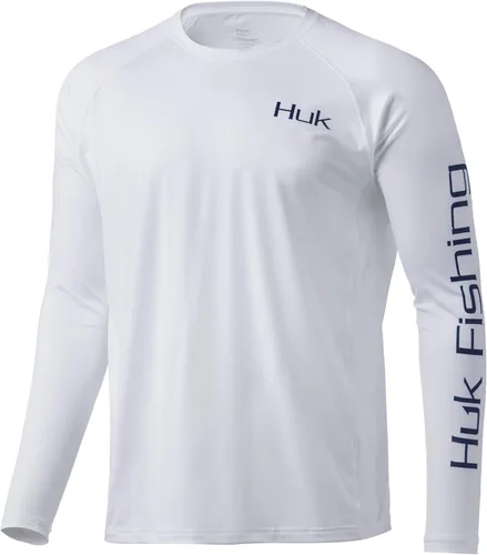 Vista 2 de HUK Pursuit Hogzilla - Camiseta de pesca de manga larga para hombre con protección solar UPF +30
