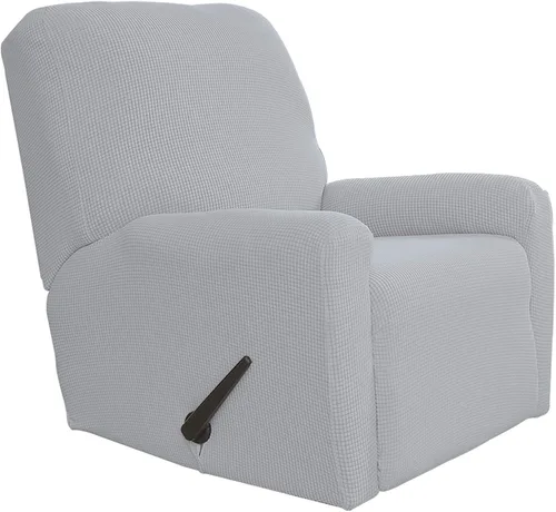 Vista 112 de Easy-Going Funda Elástica para Sofá Reclinable Cobertor de Sofá 4 Piezas Protector de Muebles Sofá Suave con Fondo Elástico Poliéster Spandex Tela