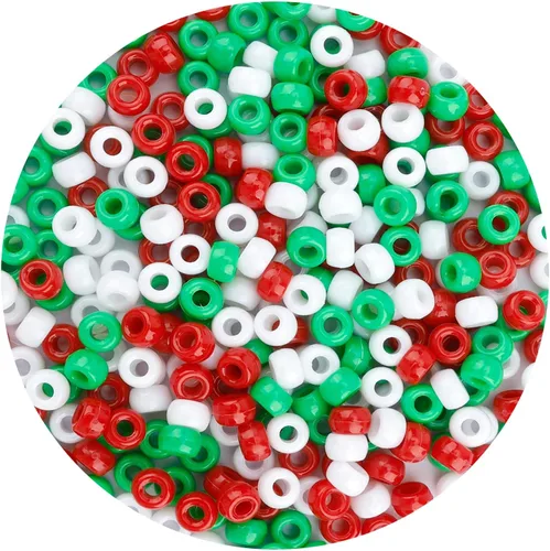 Vista 34 de Cuentas Pony 1100 Piezas, Cuentas para Hacer Joyas, Cuentas para Hacer Pulseras, Cuentas de Plástico para Manualidades para Trenzas para Niñas Negro