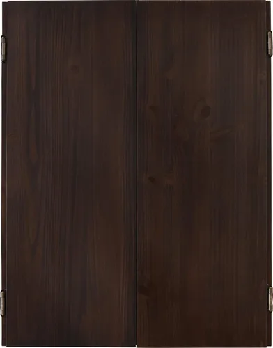 Vista 2 de Viper metropolitan conjunto de tablero de sisal/cerda para dardos de punta de acero y gabinete. Espresso
