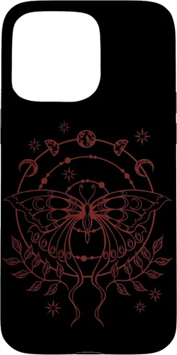 Vista 31 de Alt Emo Fairy Grunge Fairycore Goth Moth Moon Phases Case for iPhone 16