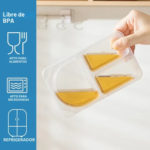 Vista 5 de TAIHUIMY 9oz Recipientes reutilizables para bocadillos con tapas para niños, nuevos contenedores de preparación de comidas de 3 compartimentos