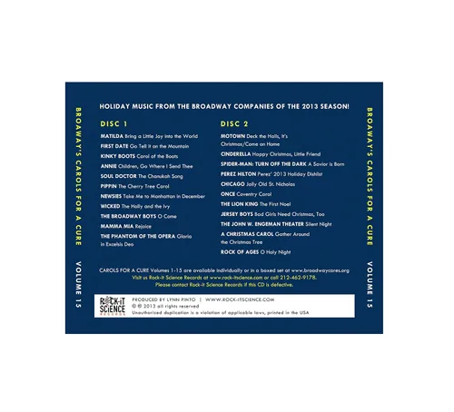 Vista 2 de Broadway's Carols for a Cure, Vol. 15