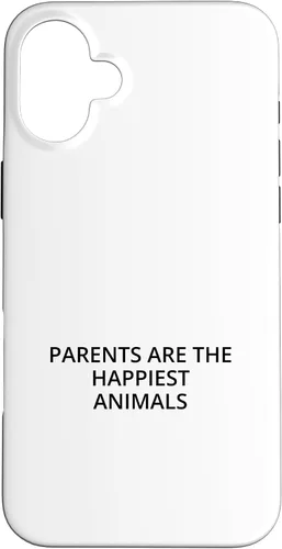 Vista 22 de iPhone 16 Parents are the happiest animals Case