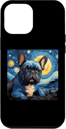 Vista 26 de Van Gogh Dog French Bulldog Case for iPhone 16