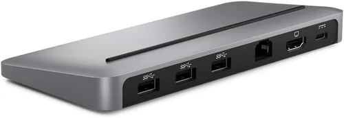 Vista 2 de Brydge Stone II Estación de acoplamiento USB Hub Compatible con MacOS y Windows Pantalla 4K única. Salida HDMI. Velocidades USB-C. 7 puertos