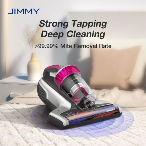 Vista 2 de Aspiradora de colchón Jimmy WB73, aspirador para pelo de mascotas, aspirador de cama con UV y ultrasónico, succión fuerte, reconocimiento de polvo