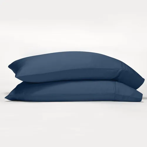 Vista 17 de GOKOTTA Fundas de almohada suaves estándar, Fundas de almohada de seda lujosa y refrescante para quienes duermen con calor, 100% rayón derivado