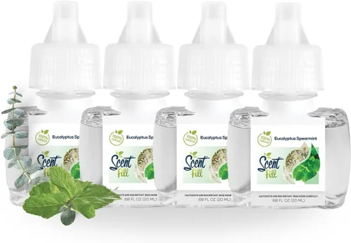 Vista 21 de Scent Fill Ambientador enchufable de sidra de manzana, 4 recambios de aceite perfumado
