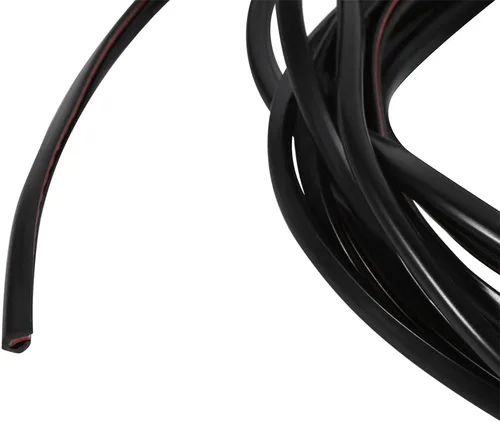 Vista 2 de Protector de goma para puerta de automóvil de 16.4 ft, moldura de goma en forma de U, borde protector de borde para bordes mentales de automóvil