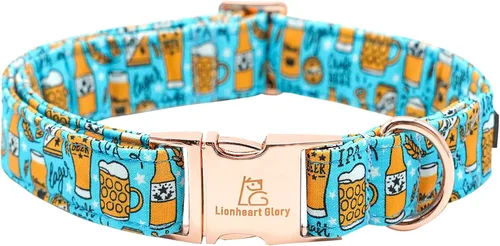 Vista 50 de Lionheart glory Collar de perro, collar azul para perros pequeños, collar de dinosaurio ajustable para perros pequeños, regalo para mascotas