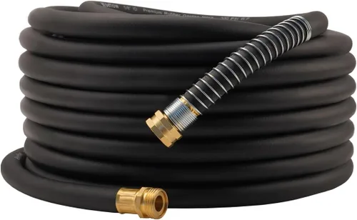 Vista 40 de Wiseflow Leader Hose Manguera de agua resistente de 3 x 5/8 pulgadas con accesorios de latón macho a hembra, extensor de manguera corta para carrete