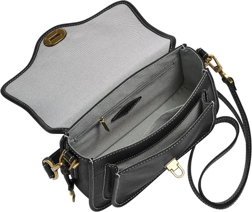 Vista 3 de Fossil Bolso bandolera Heritage de cuero con asa superior para mujer