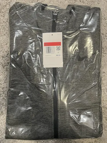 Vista 4 de Nike Therma-FIT - Sudadera con capucha de forro polar con cremallera completa (DR8826-071) Gris-Negro