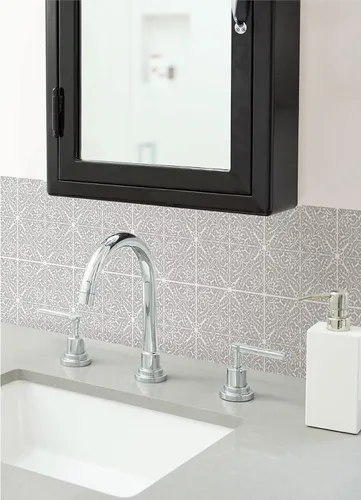 Vista 5 de Wall Pops WPBS4648 Dawson - Calcomanías de pared, color gris