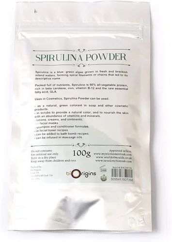 Vista 3 de Mystic Moments Espirulina en polvo - 3.53 oz