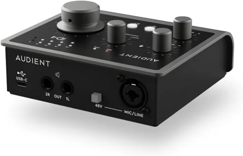 Vista 2 de Interfaz de audio Audient iD4 MKII, preamplificador de micrófono de consola Clase A