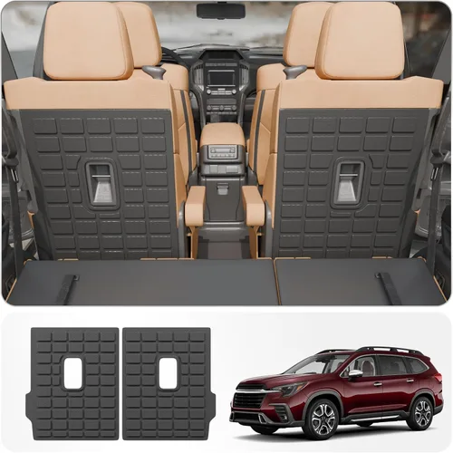 Vista 9 de Alfombrillas Protectoras Compatible con Toyota 4Runner 2025 2026 de 7 Asientos Protector de Asiento Trasero de 2da Fila Cubierta TPE Forros