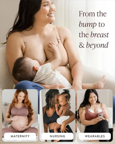 Vista 3 de Kindred Bravely Sublime - Sujetador de lactancia sin costuras Sujetador sin varillas para maternidad y posparto