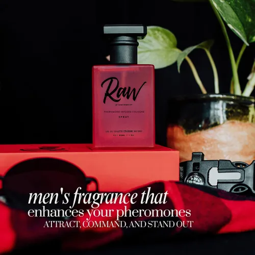 Vista 4 de RawChemistry Colonia con Feromonas Raw para Hombres – Spray de Colonia para Hombres Infundido con Feromonas – Perfume Raw para Hombres con Feromonas