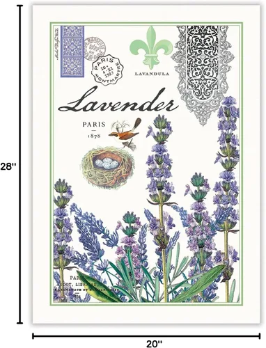 Vista 3 de Michel Design Works Toalla de cocina, romero lavanda