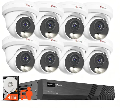 Vista 12 de Anpviz sistema de la cámara de seguridad de 8CH 4K PoE, cámaras IP