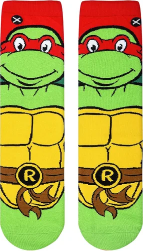 Vista 5 de Odd Sox, Nickelodeon TMNT Teenage Mutant Ninja Turtles, 90's Cartoon, Fun Socks